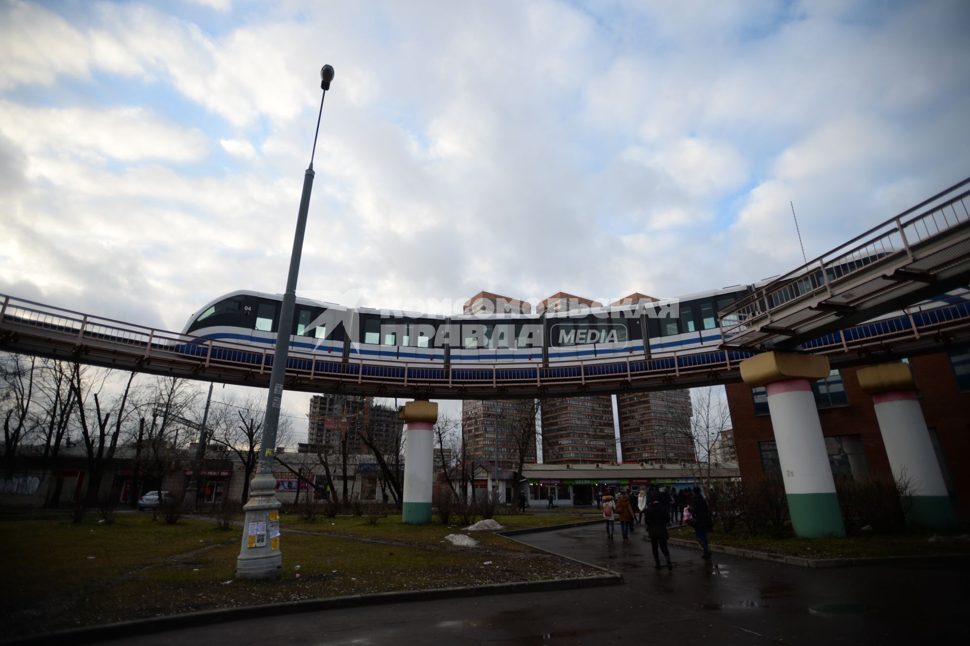 Москва. Московская монорельсовая транспортная система (ММТС).