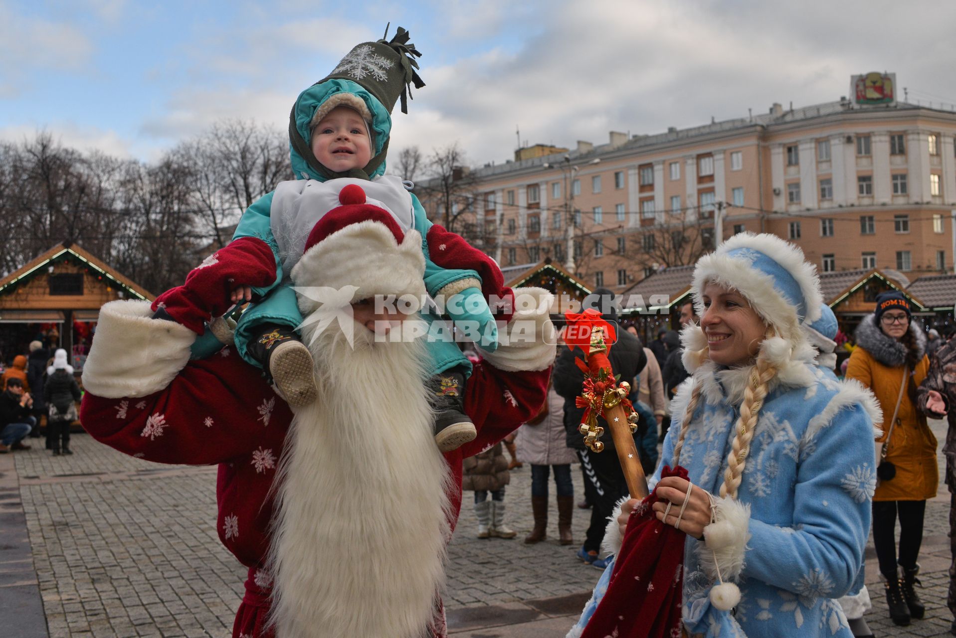 Воронеж. Парад Дедов Морозов.