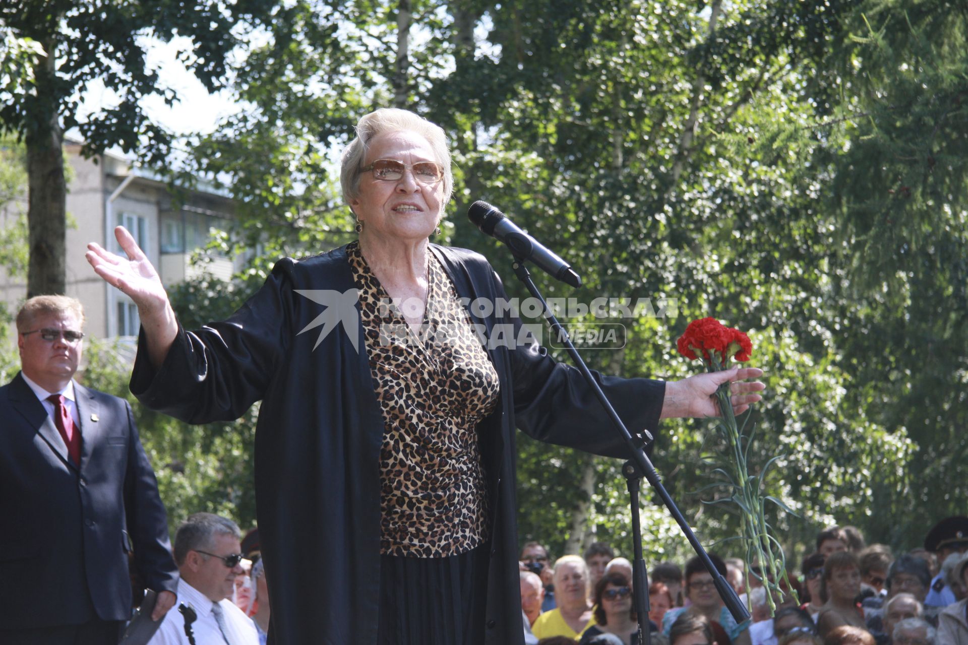 Барнаул. Актриса Римма Маркова на открытии Шукшинских чтений.