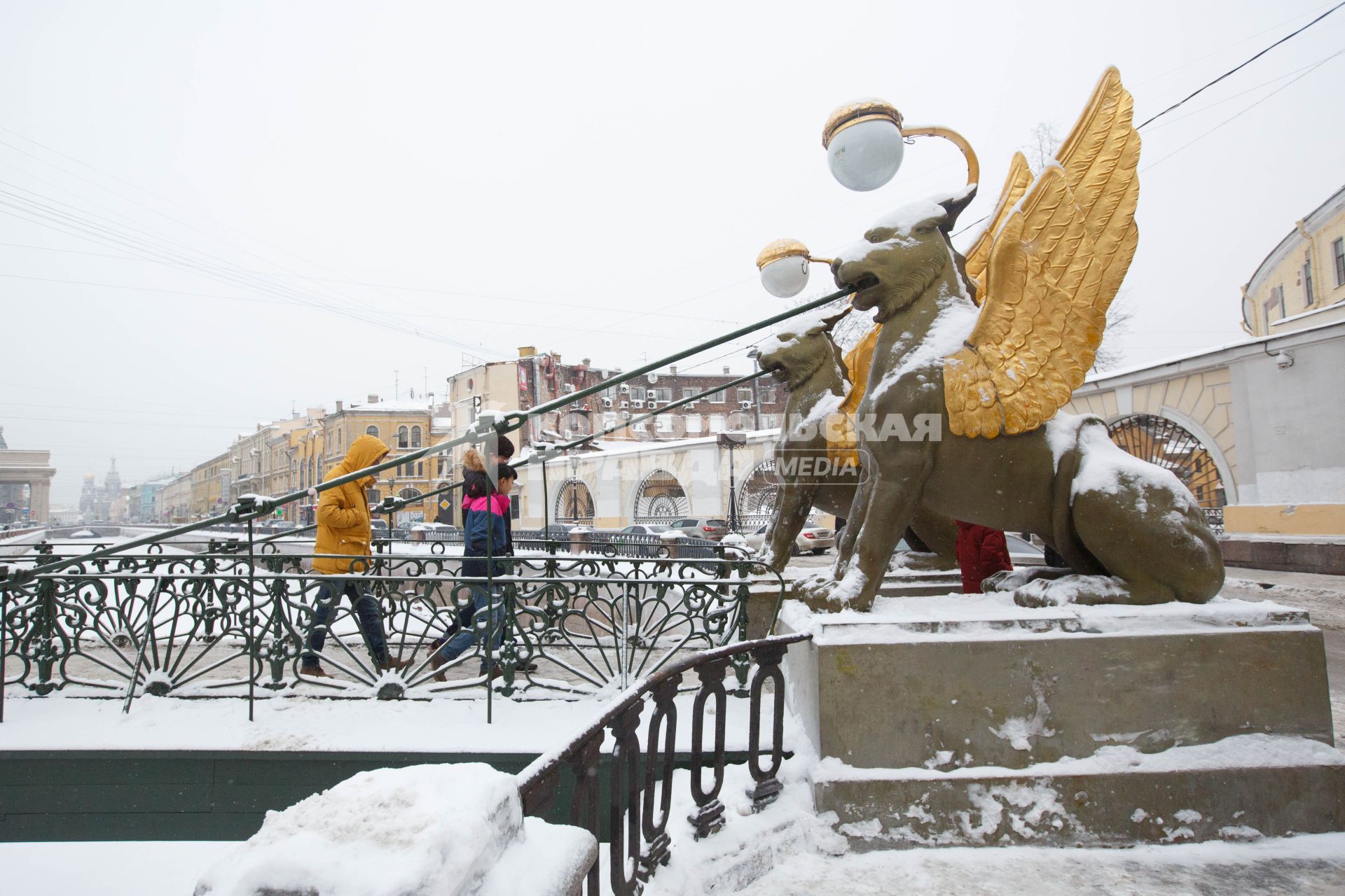 Санкт-Петербург. Львиный мост.