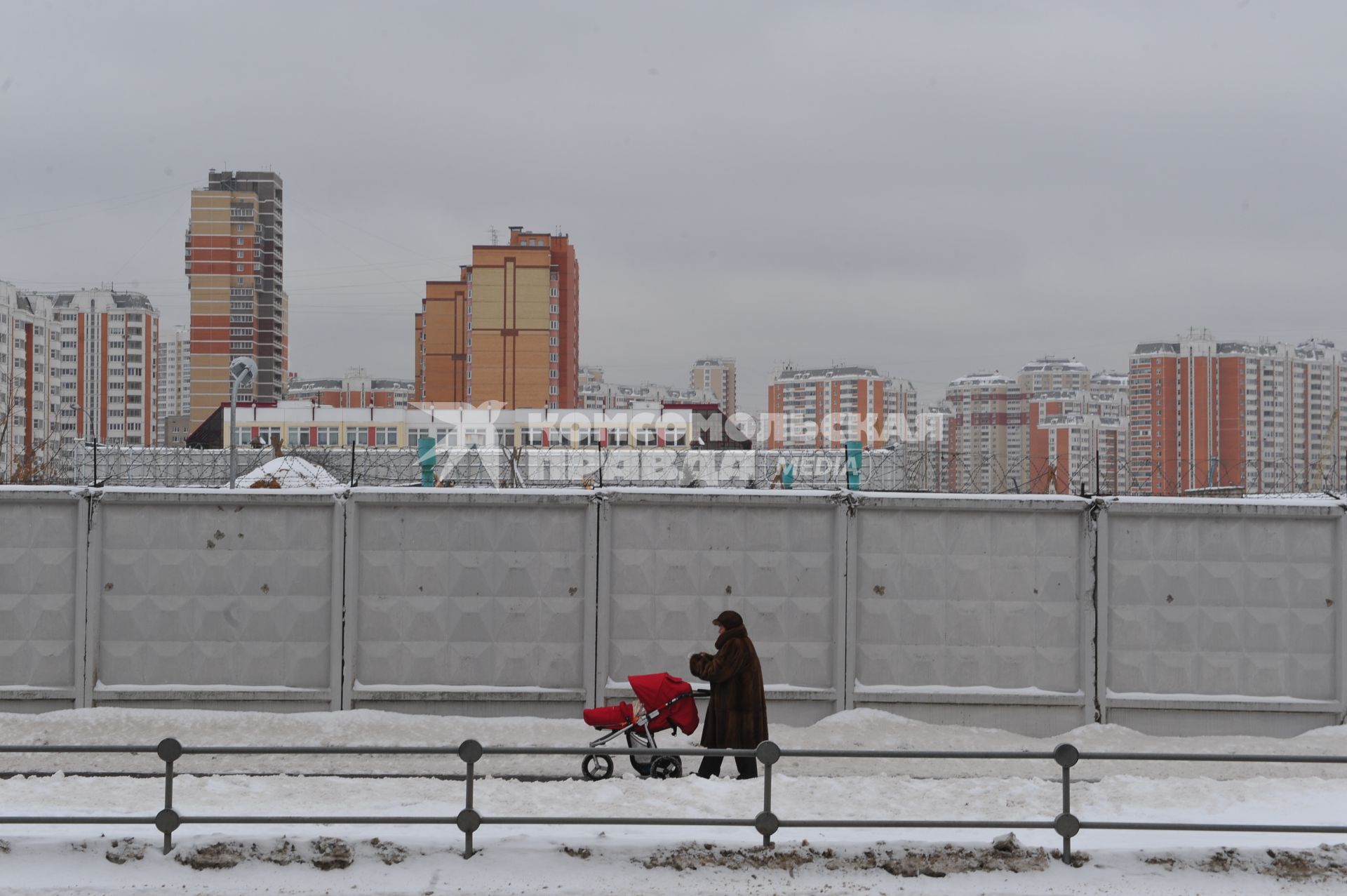 Москва. Территория ТЭС в районе Некрасовка.