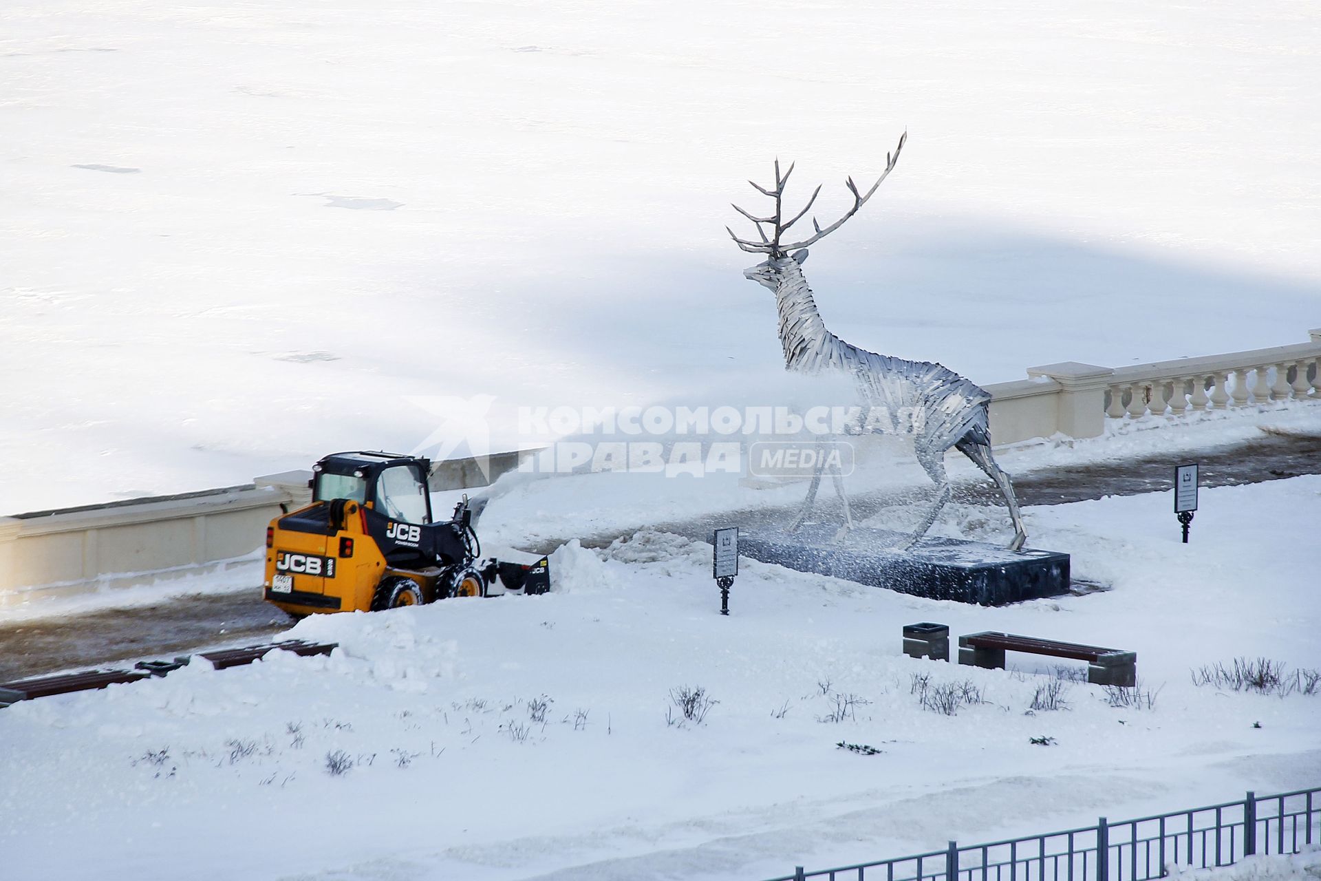 Нижний Новгород. Уборка снега.