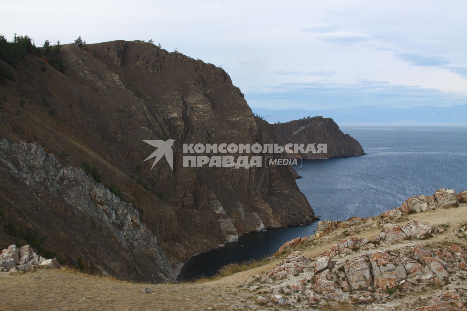 Иркутская область. Озеро Байкал. Мыс Хобой на острове Ольхон.