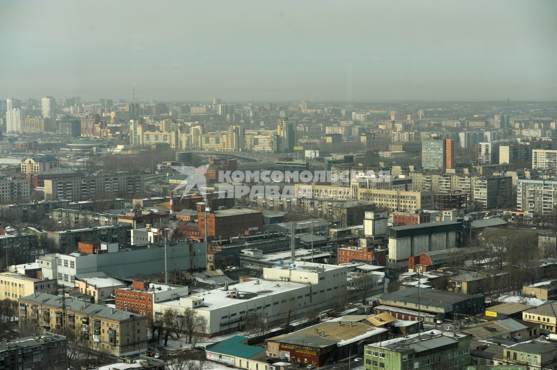 Челябинск. Панорама города.