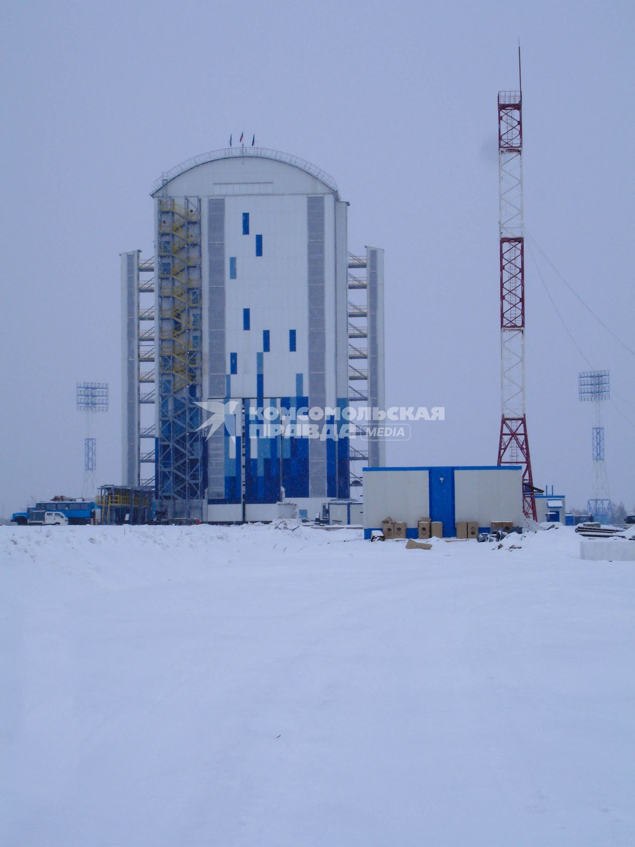 Амурская область, п.Углегорск. Стартовый комплекс космодрома `Восточный`.