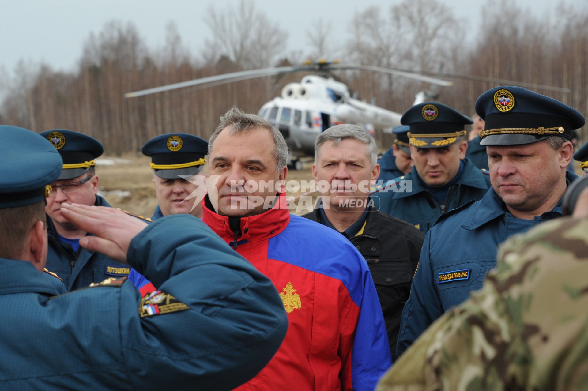 ЦФО. Глава МЧС России Владимир Пучков проверяет готовность регионов к сезону паводков и природных пожаров.