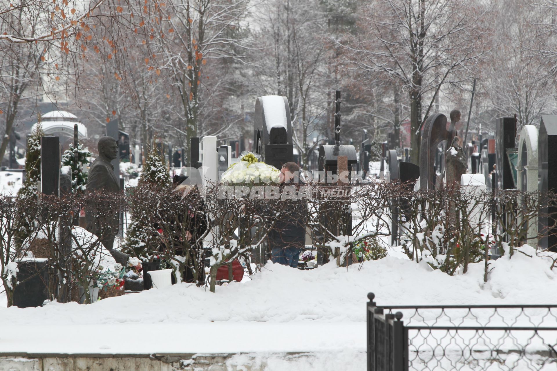 Диск 159.Троекуровское кладбище города Москвы могила актера Галкина Владислава