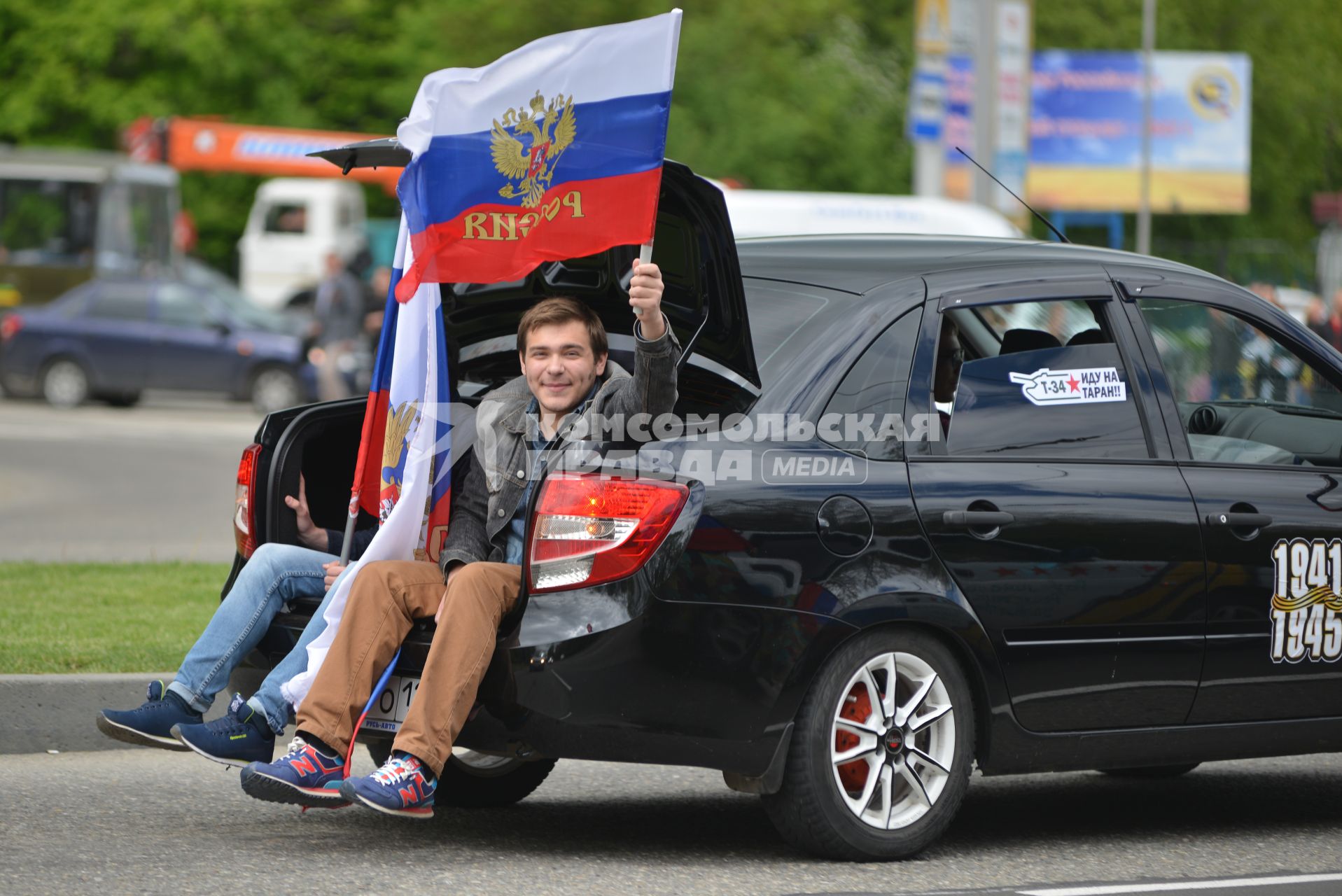 В Ставрополе прошел автопробег посвященный герою Советского Союза Ивану Щипакину.