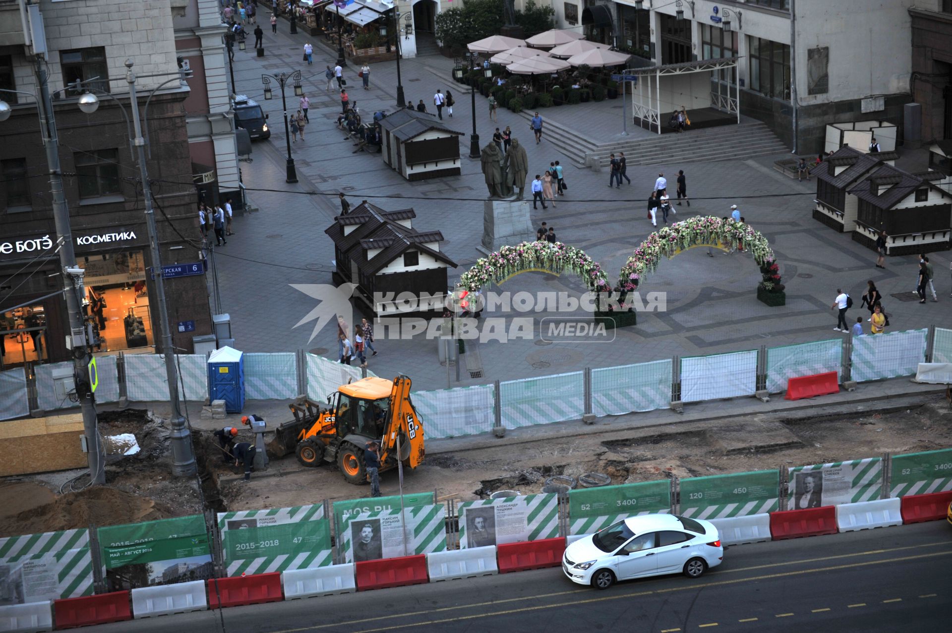 Москва. Масштабная реконструкция Тверской улицы.