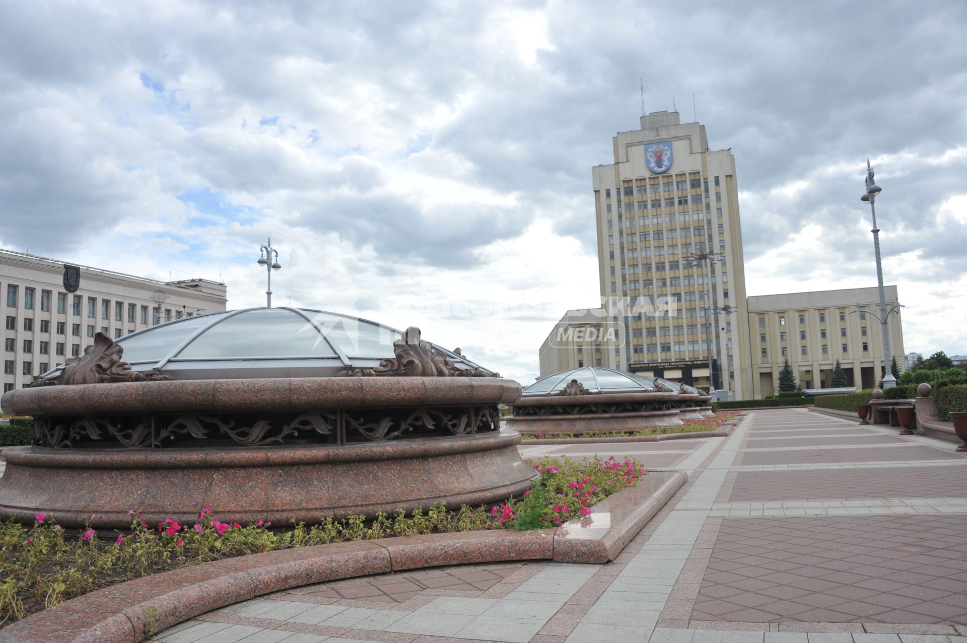 Белоруссия.  Минск. Площадь Независимости.