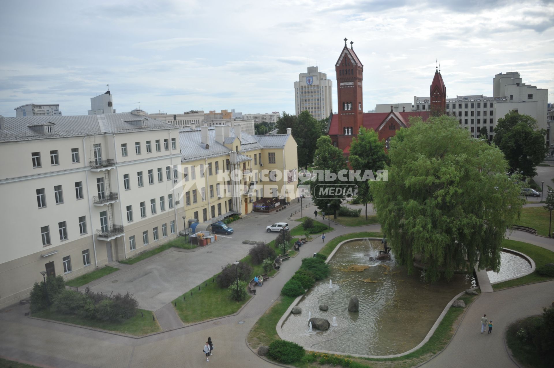 Белоруссия.  Минск. Городской пейзаж.