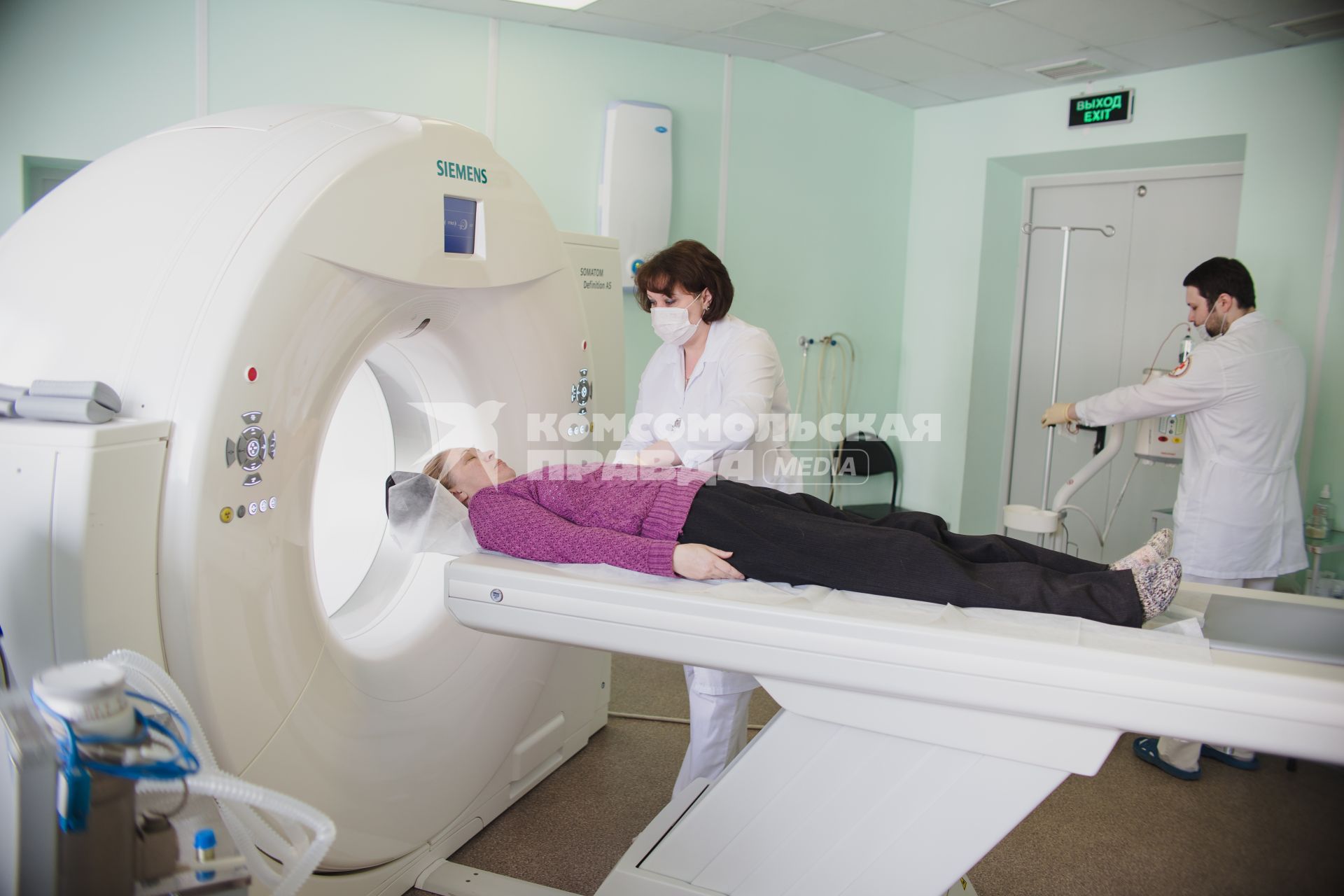 Челябинск. МУЗ Диагностический центр. Подготовка пациента к магнитно-резонансной томографии.