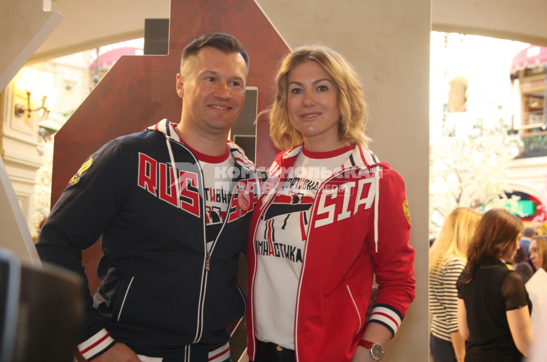 Диск 171. главный редактор журнала  Большой спорт   спортсмен Алексей Немов с женой Галиной
