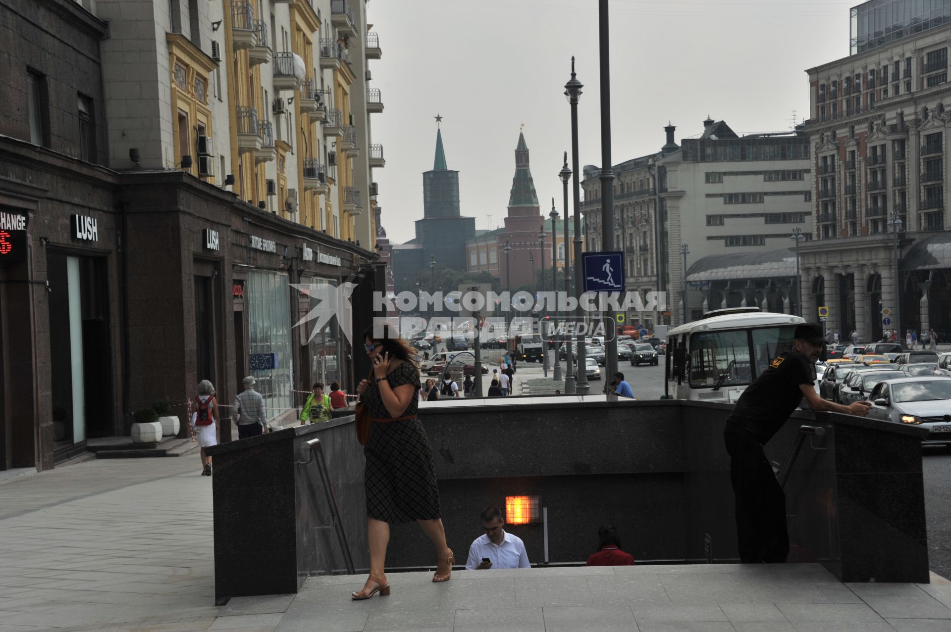 Москва. Тверская улица после реконструкции.