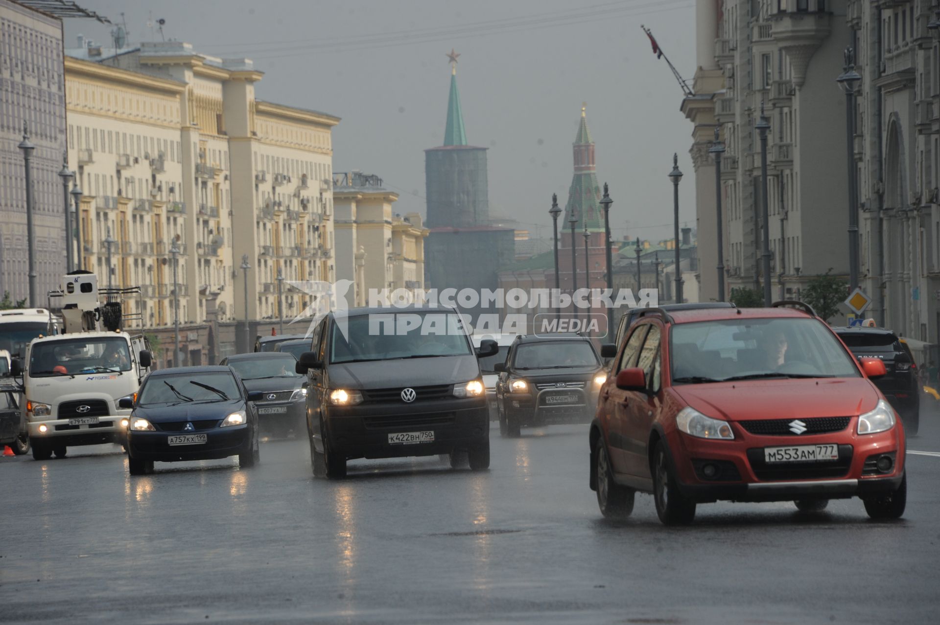 Москва. Тверская улица после реконструкции.