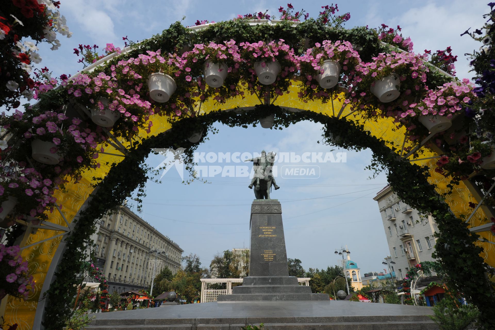 Москва. Памятник Юрию Долгорукому на Тверской улице.