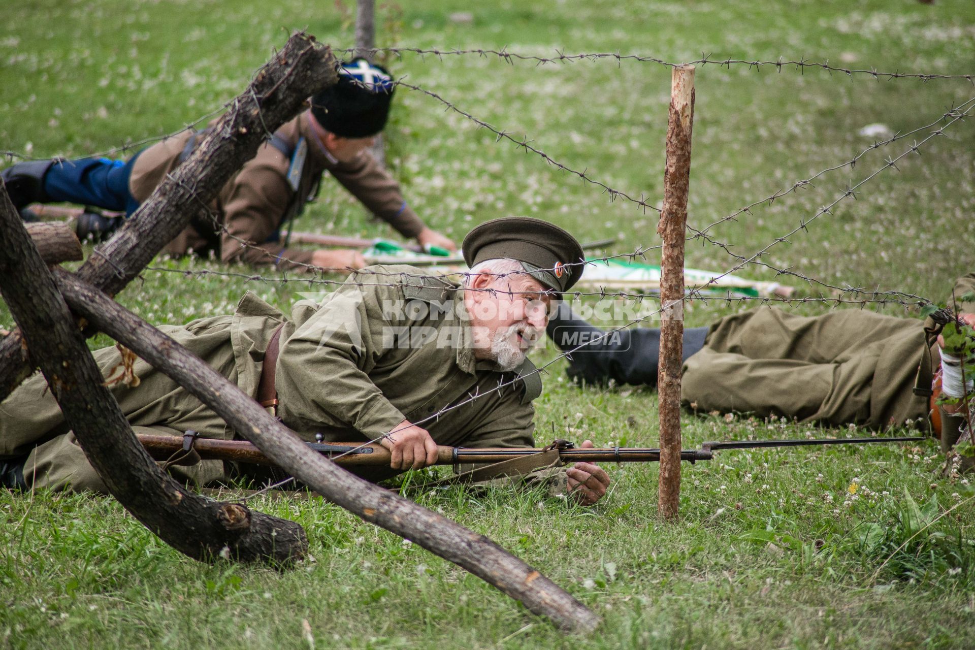 Челябинск. Военно-историческая реконструкция Брусиловского прорыва - наступательной операции Юго-Западного фронта Русской армии под командованием генерала А. А. Брусилова во время Первой мировой войны.