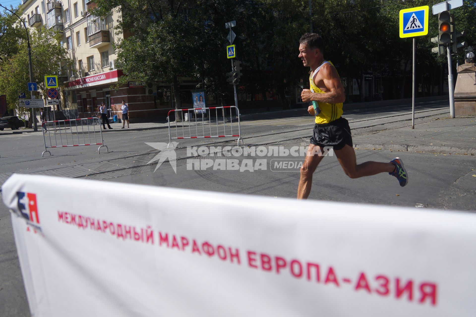 Екатеринбург. Во время 2-го международного марафона \'Европа-Азия\'