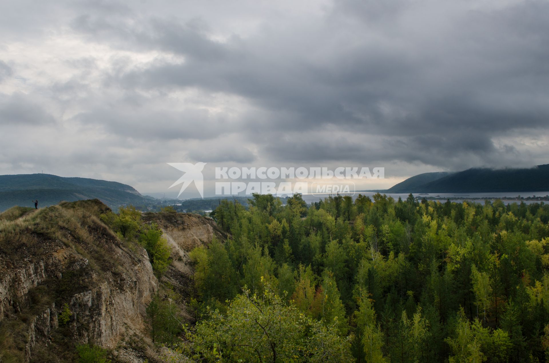 Самара.  Пейзаж в самарской области.