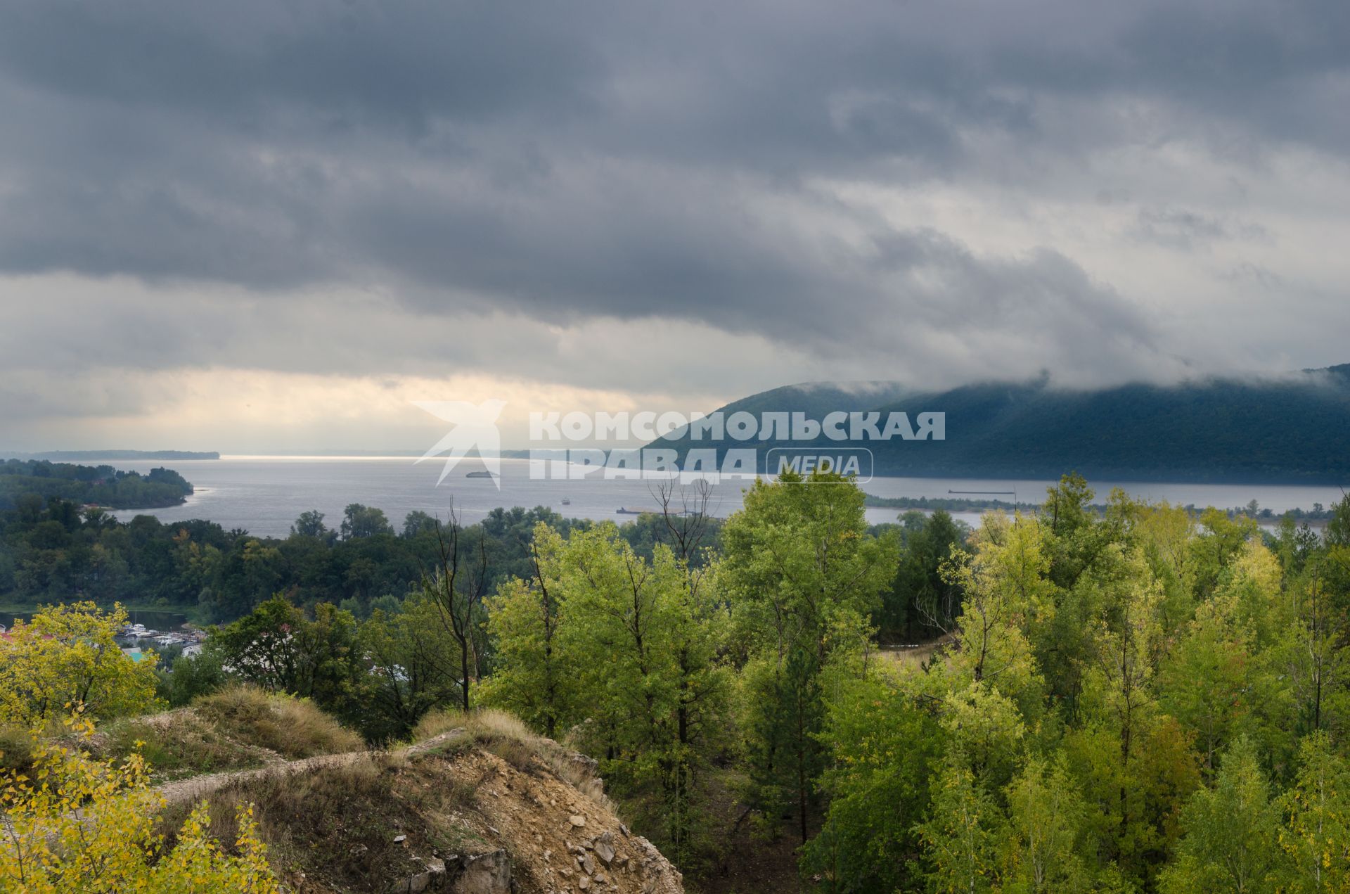 Самара.  Пейзаж в самарской области.