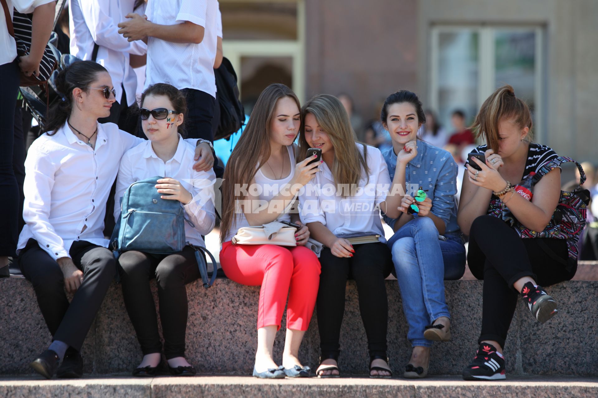 Ставрополь. Парад российского студенчества и посвящение в студенты прошли на площади Ленина.