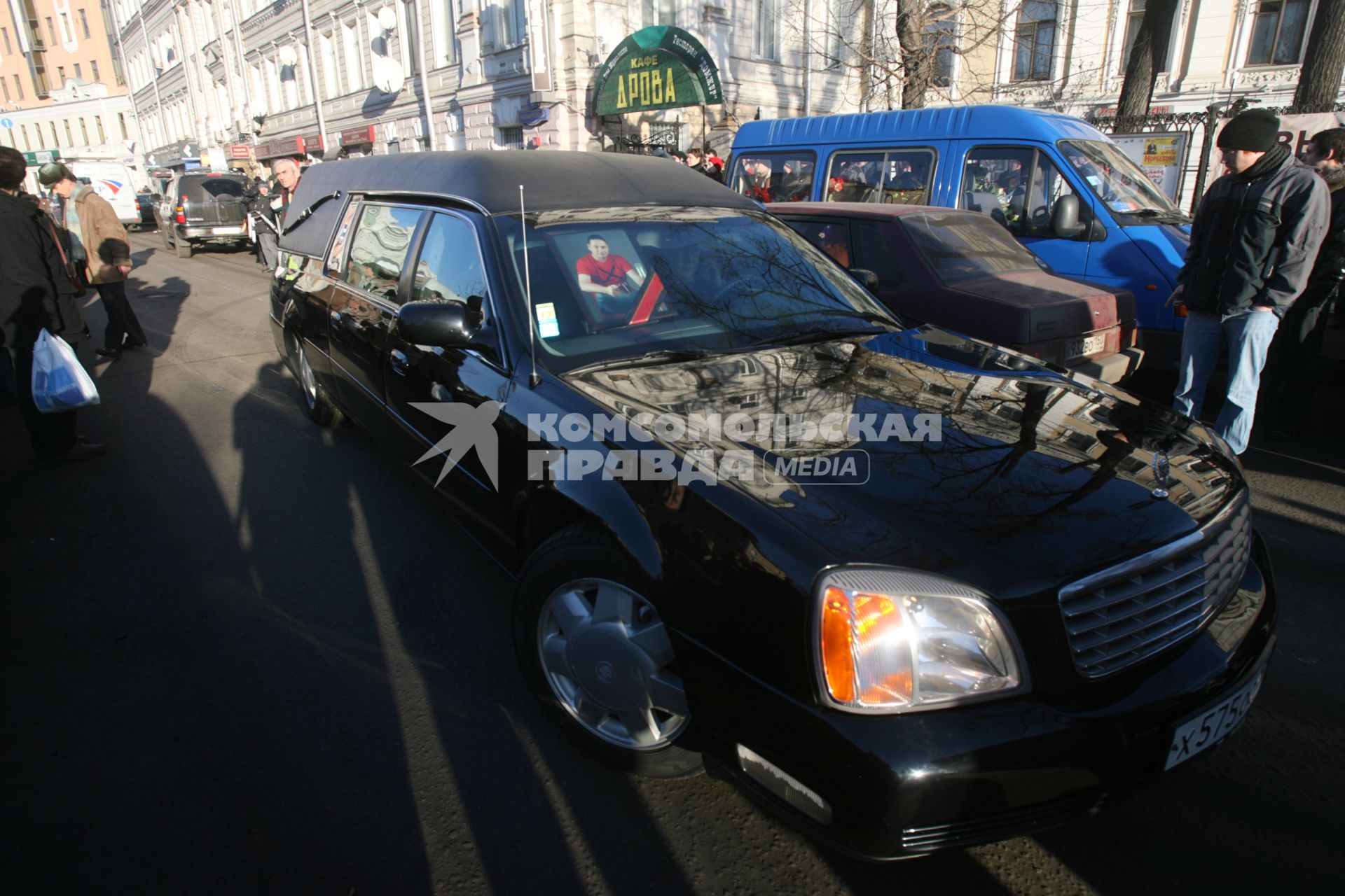 Москва. Похороны радиоведущего Геннадия Бачинского.