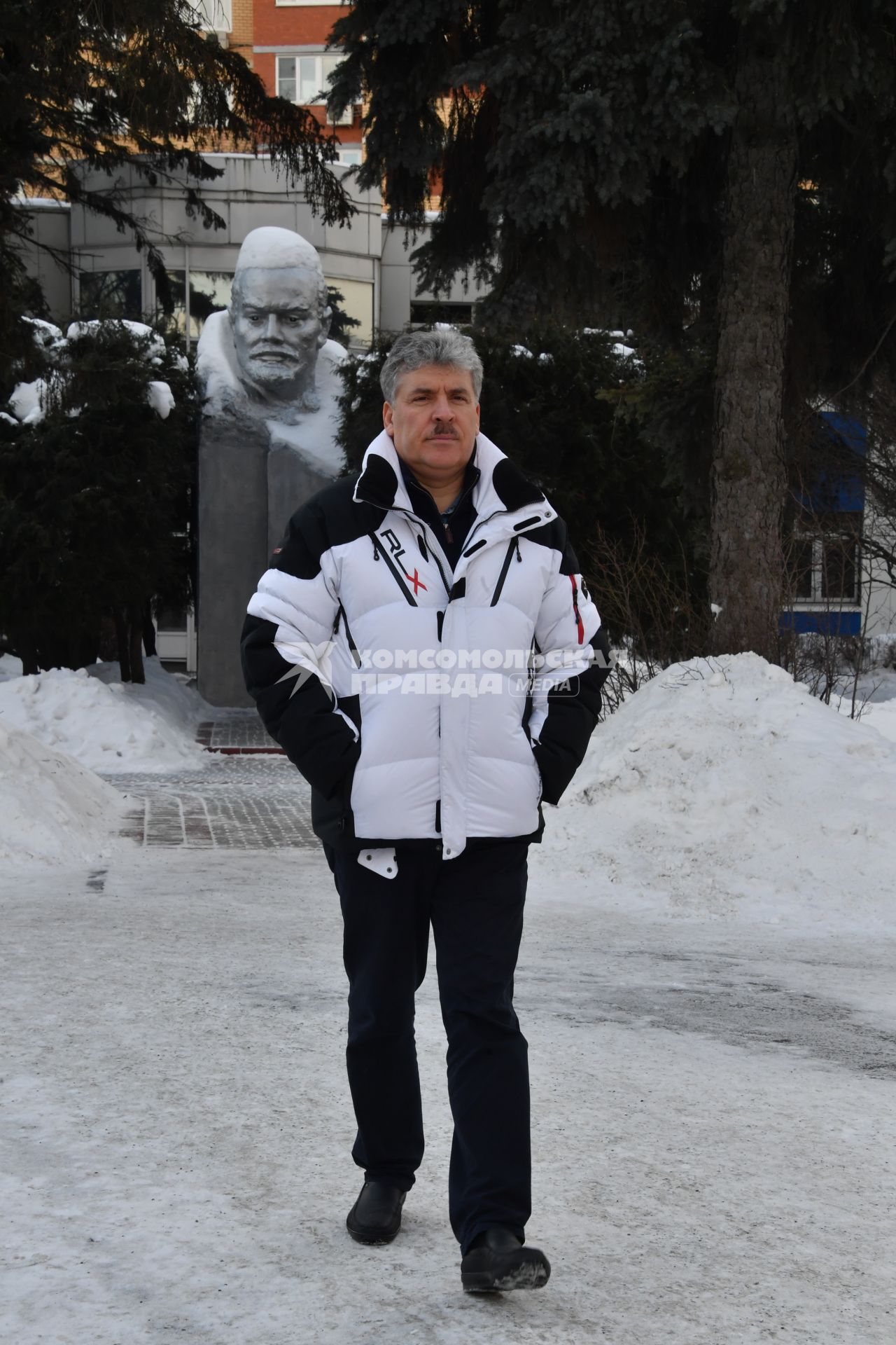 Московская область.  Директор `Совхоза имени Ленина` Павел Грудинин .