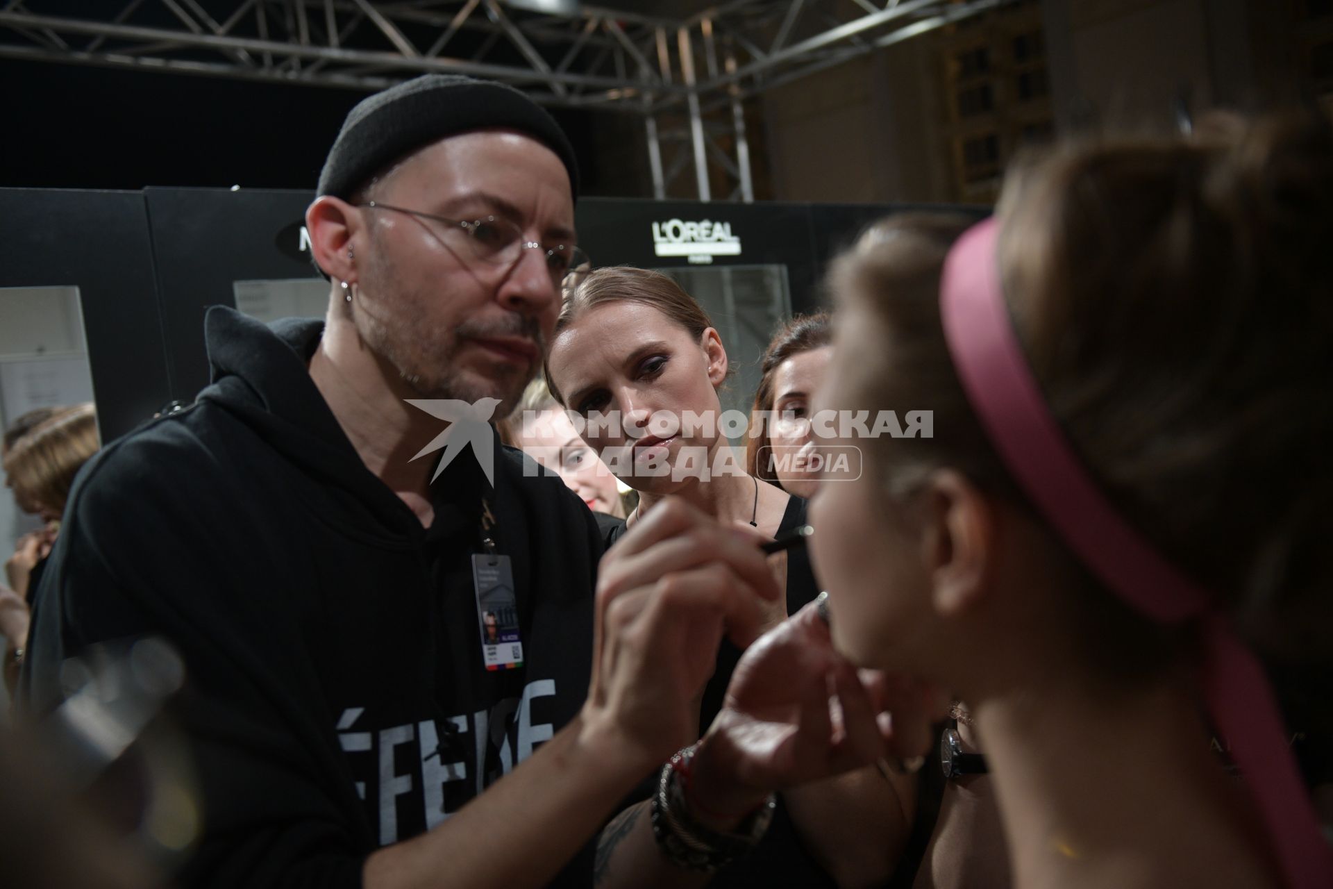 Москва. Российская неделя моды Mercedes-Benz Fashion Week Russia в ЦВЗ `Манеж`.