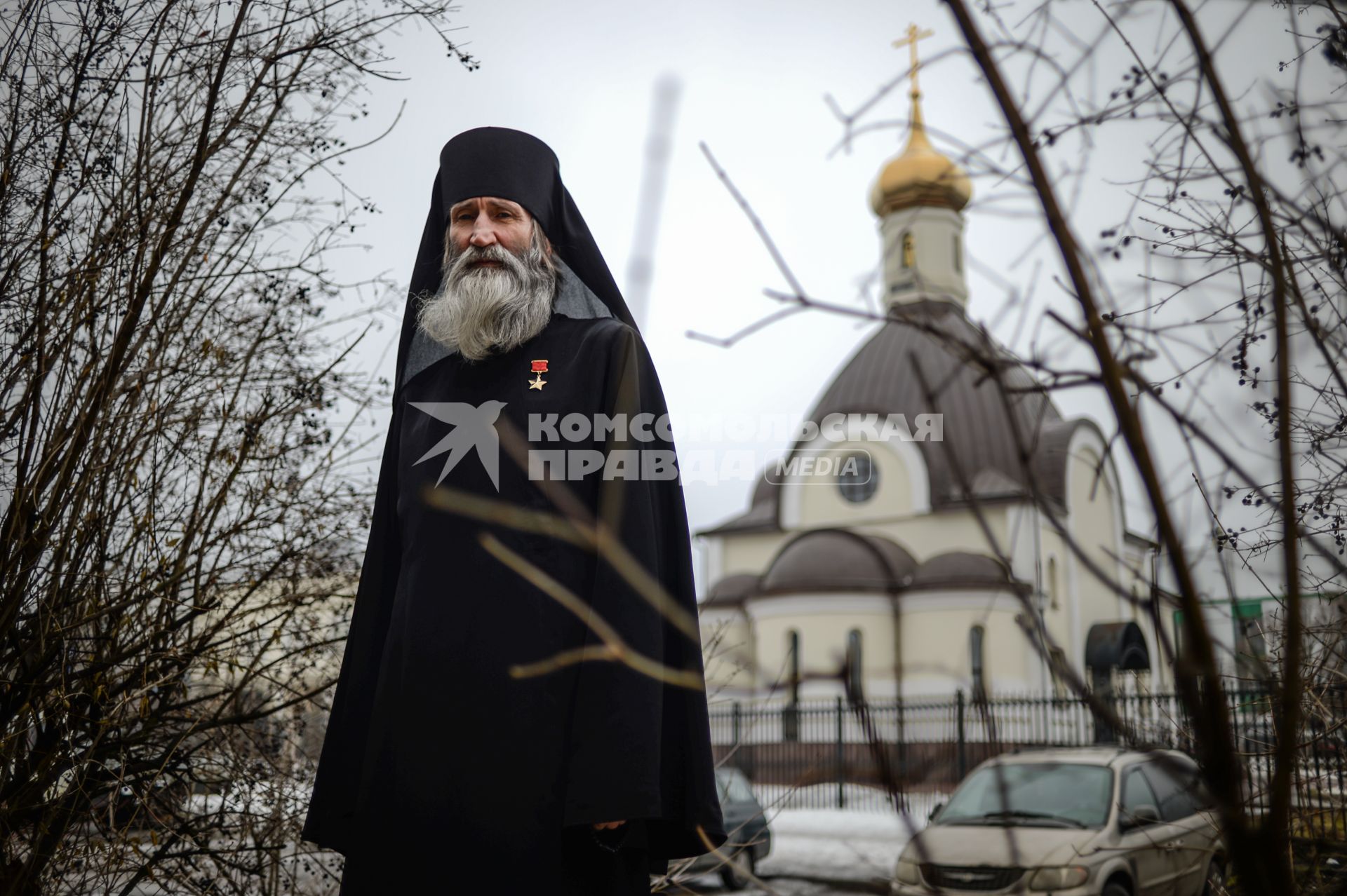 Москва. Герой Советского Союза, монах Киприан (Валерий Бурков).