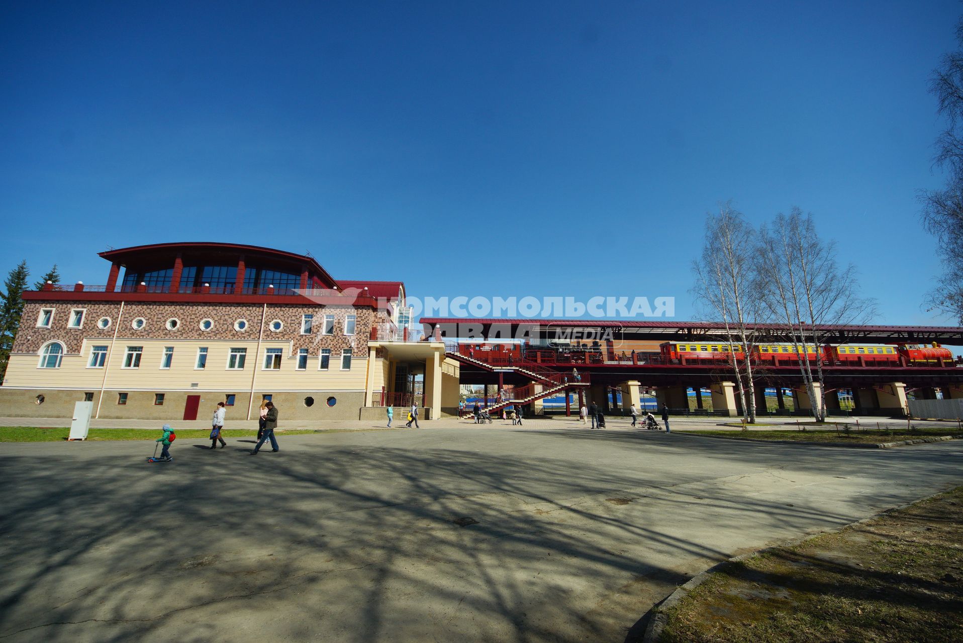 Екатеринбург.Свердловская детскаяй железная дорога в ЦПКиО им.Маяковского.