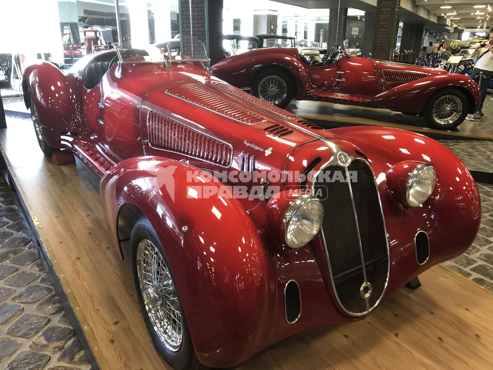 Москва. Автомобиль Alfa Romeo 6C 2300B в музее старинной техники  Вадима Задорожного.