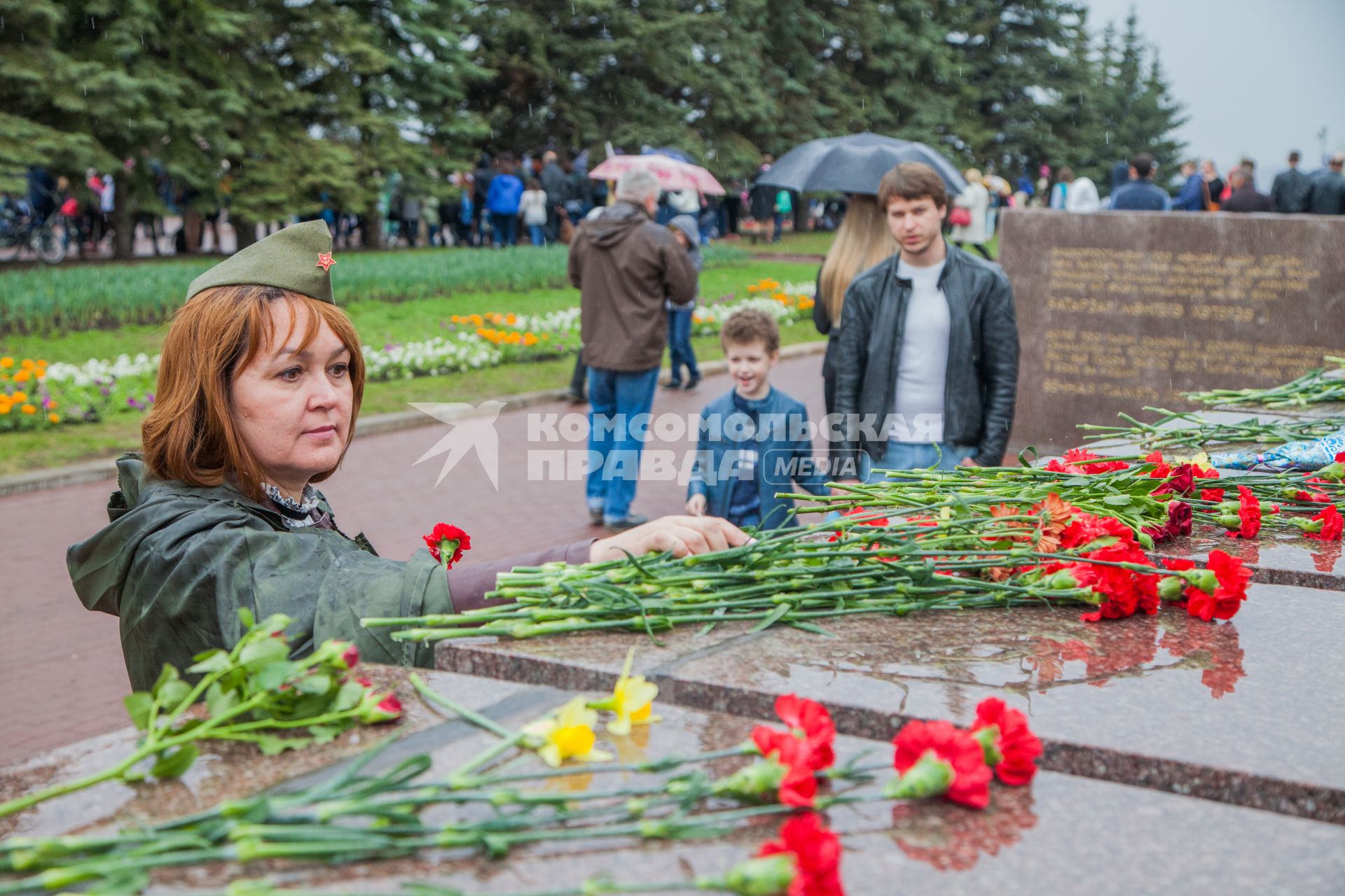 Уфа.  Празднование 72-й годовщины Победы в Великой Отечественной войне.