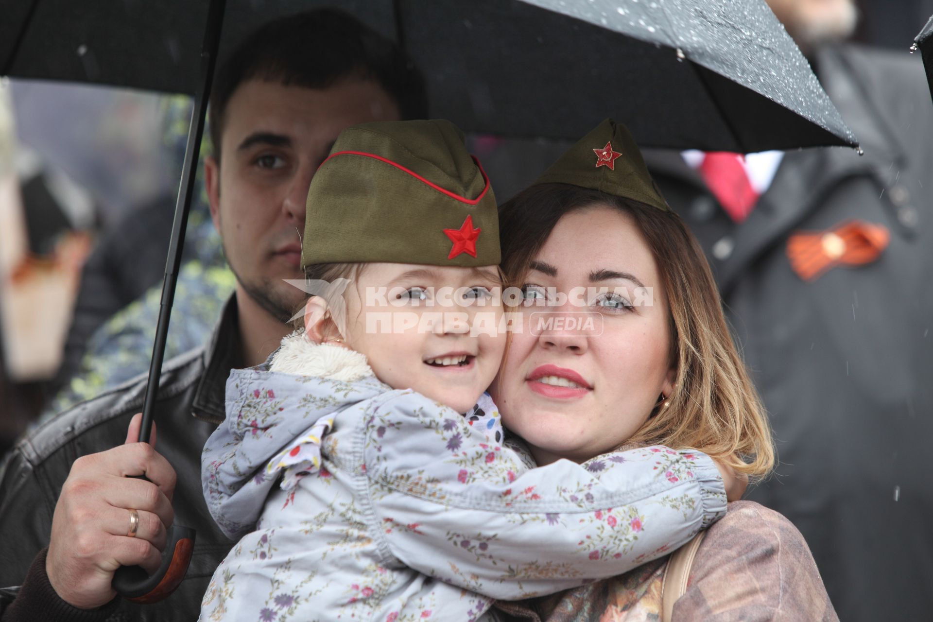 Ставрополь. Участники праздника Дня Победы на главной площади города.