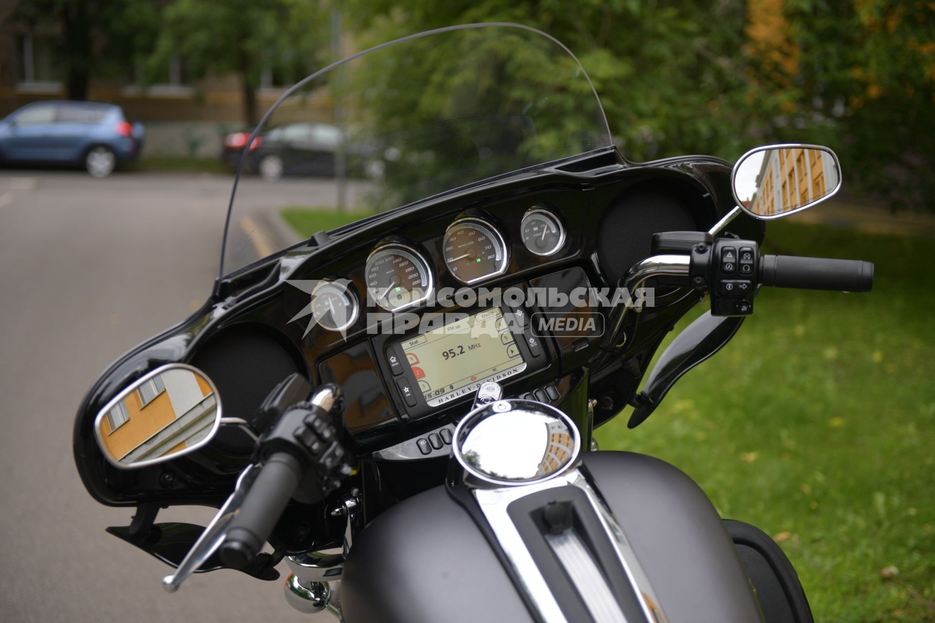 Москва.   Мотоцикл HARLEY DAVIDSON.