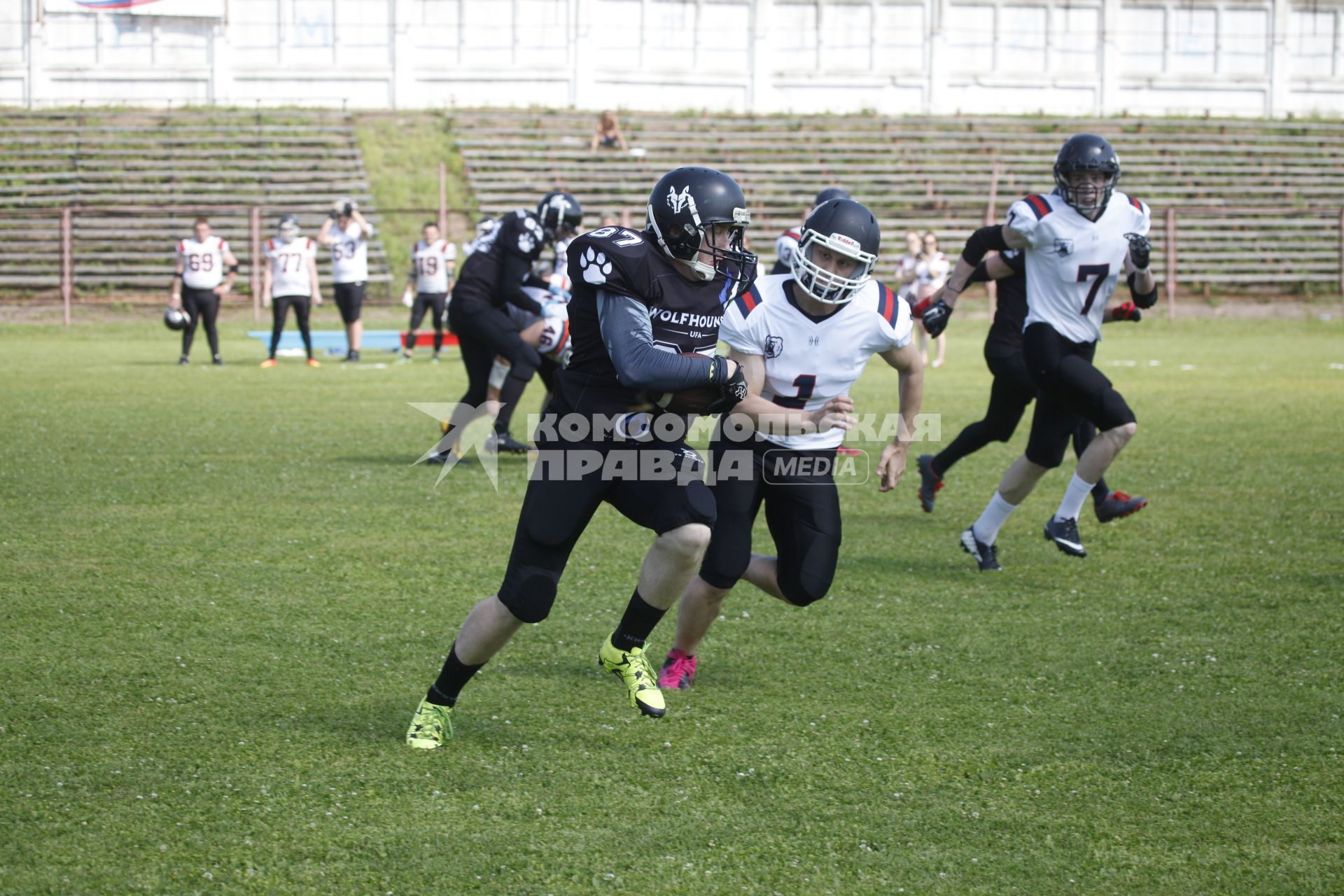 Уфа. Матч по американскому футболу Volga Bowl 2017.