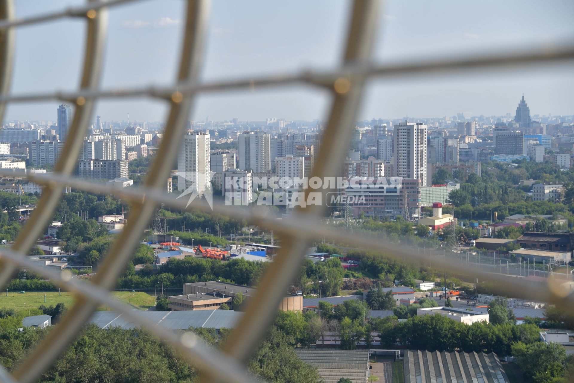 Москва. Смотровая площадка на Останкинской телебашне.