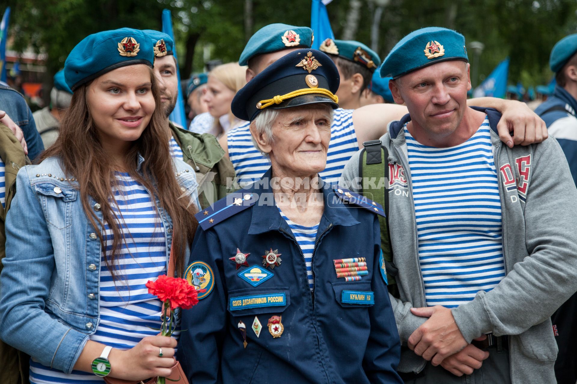 Пермь. Во время празднования Дня Воздушно-десантных войск России.