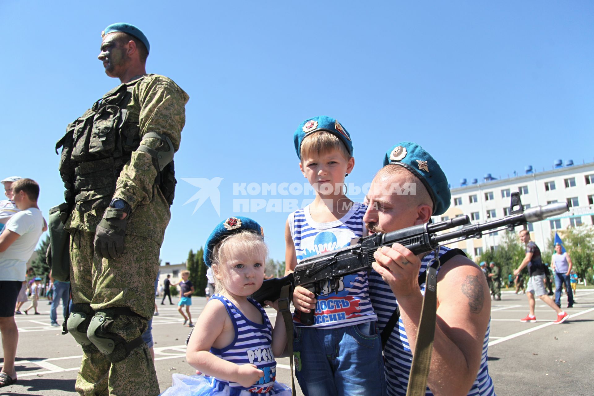 Ставрополь.  Празднование Дня Воздушно-десантных войск России.