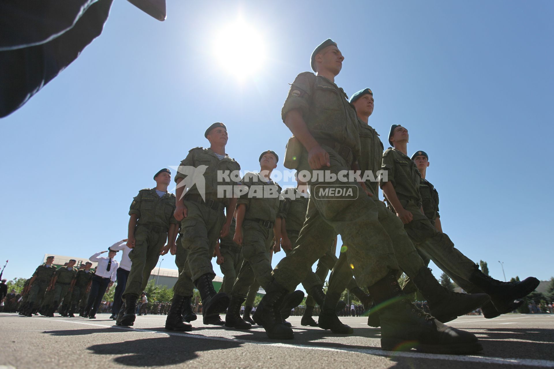 Ставрополь.  Празднование Дня Воздушно-десантных войск России.