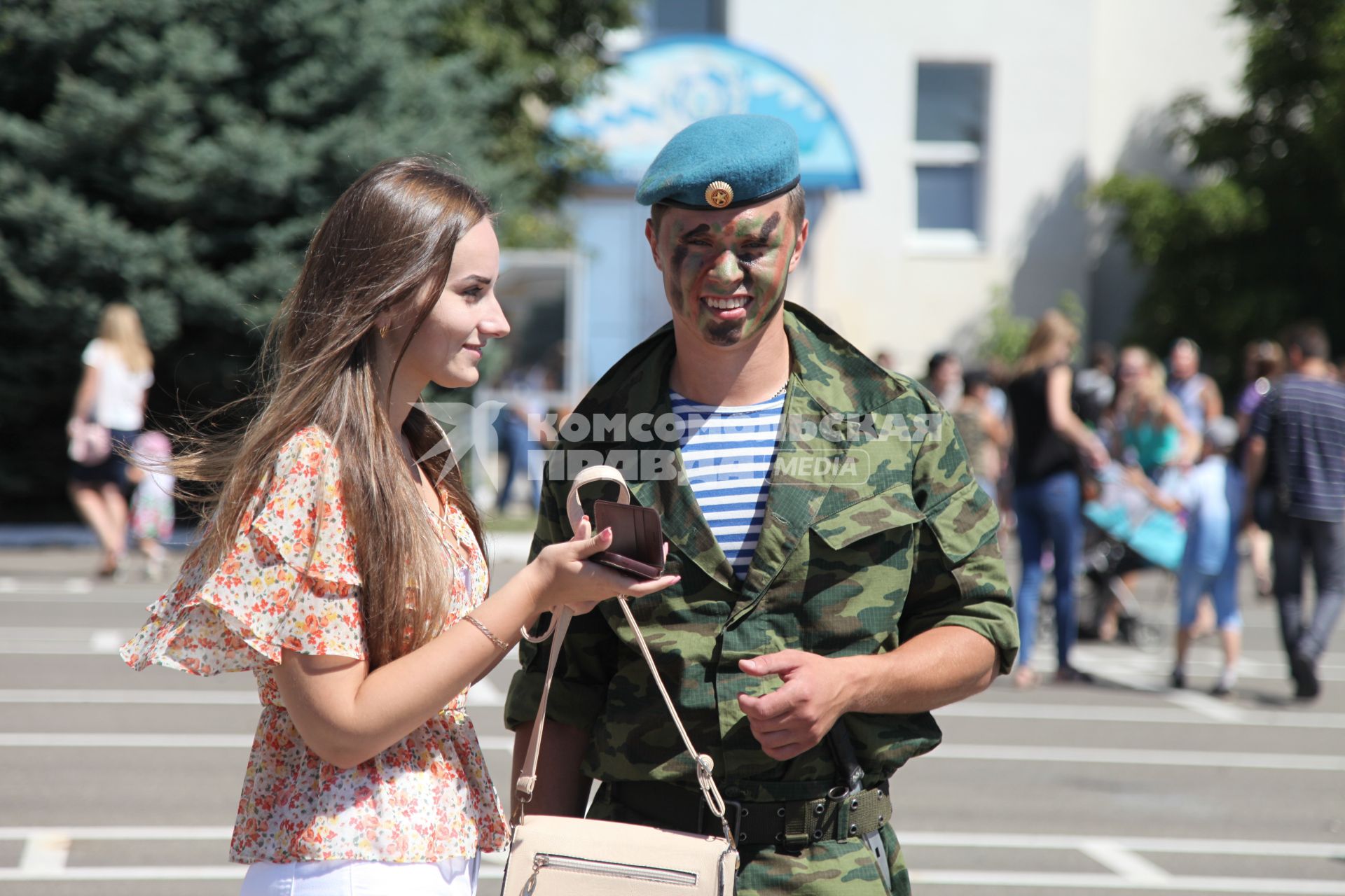 Ставрополь.  Празднование Дня Воздушно-десантных войск России.