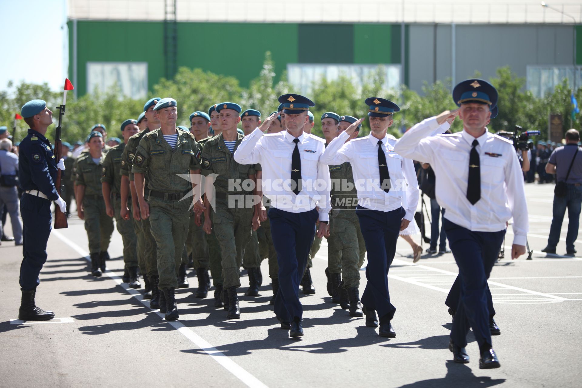 Ставрополь.  Празднование Дня Воздушно-десантных войск России.