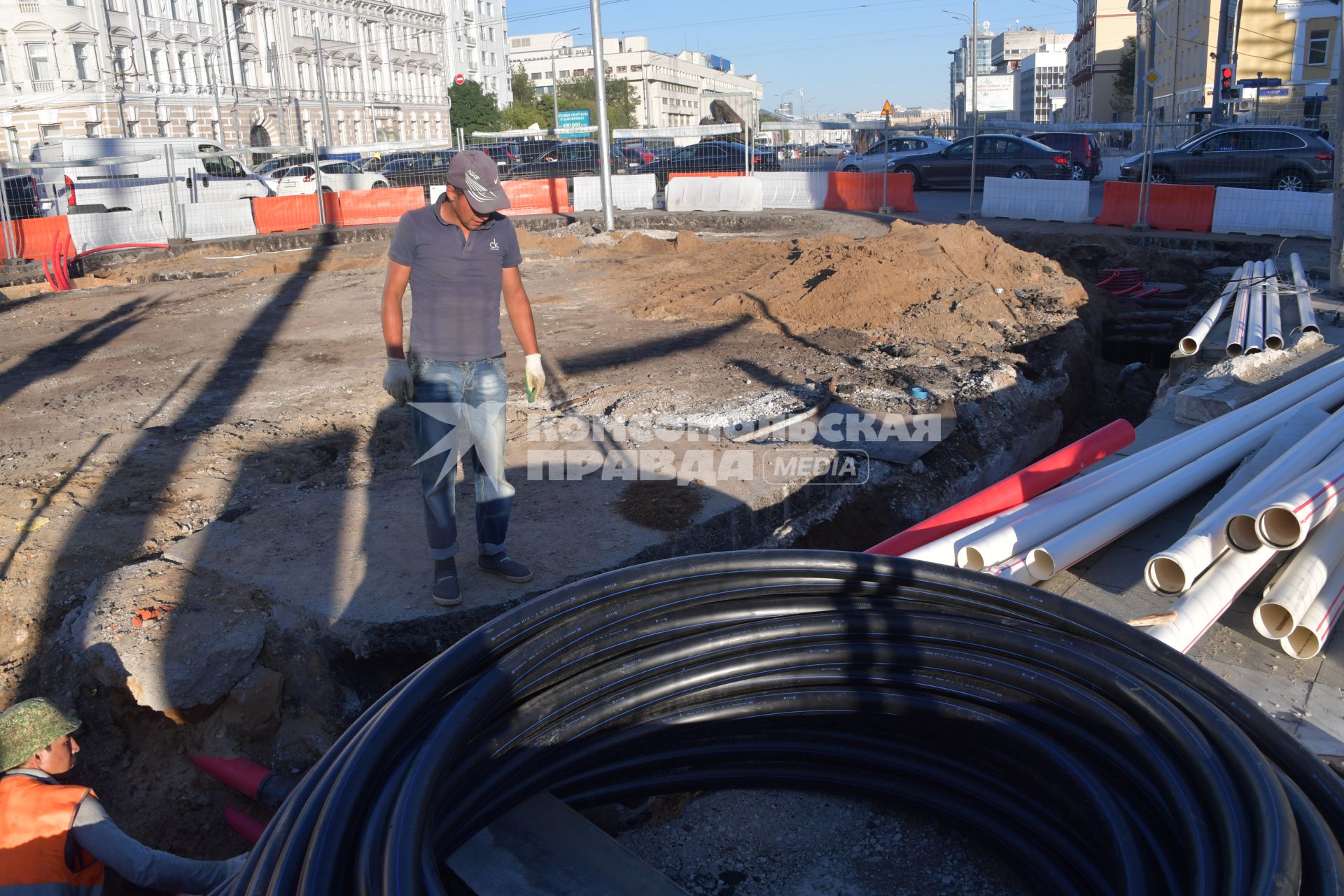 Москва. Реконструкция Садового кольца.