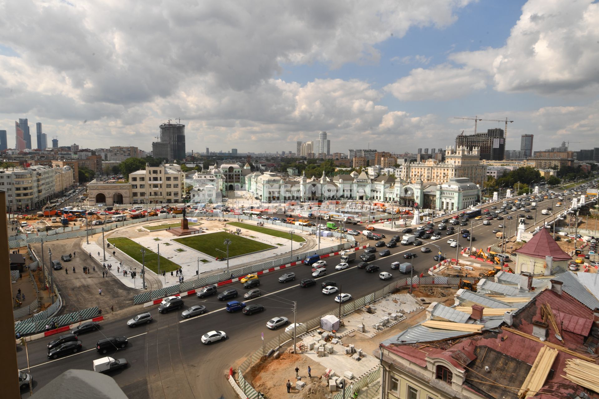 Москва. Реконструкция площади Тверской заставы.