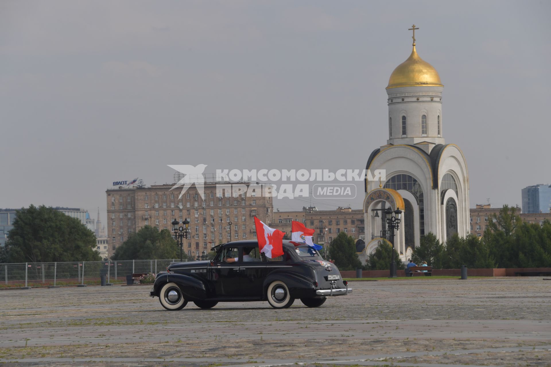 Москва. Парад `Побед`  в Музее Победы на Поклонной горе, приуроченный к 72-й годовщине  окончания Второй мировой войны.