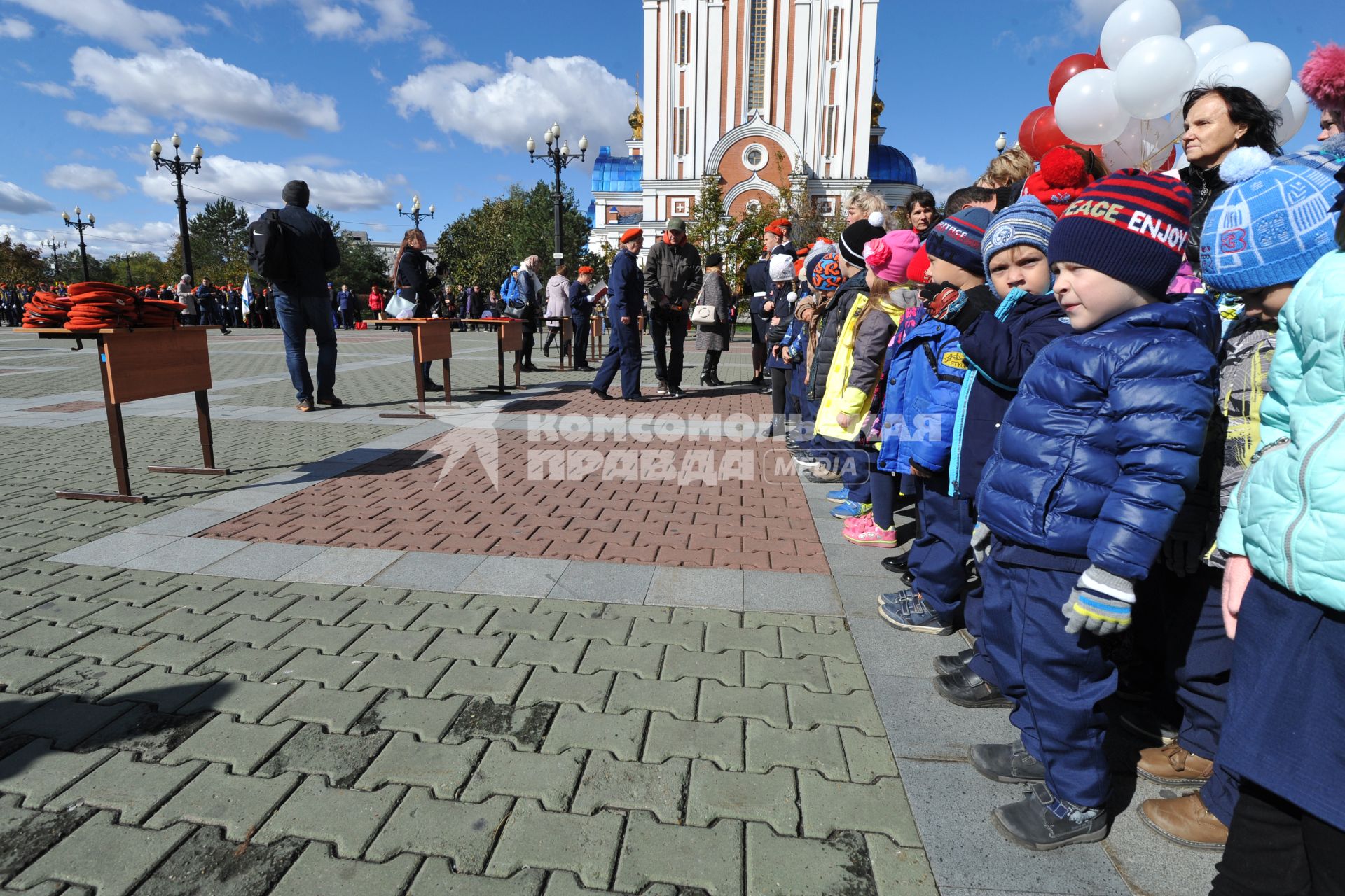 Хабаровск. Торжественная церемония посвящения в кадеты МЧС России.