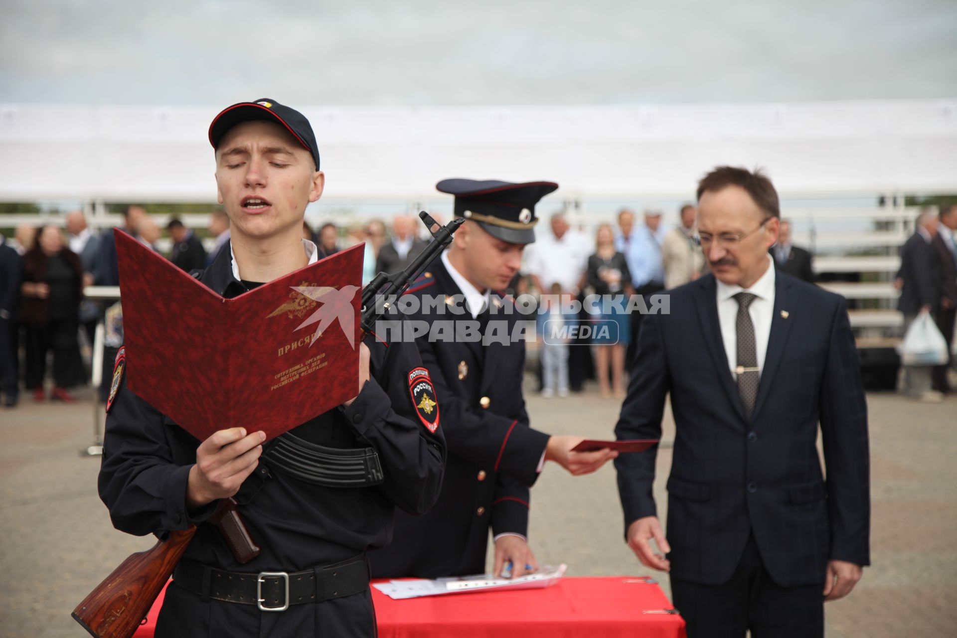 Стасрополь. Курсанты  университета МВД приняли присягу в День Ставропольского края.