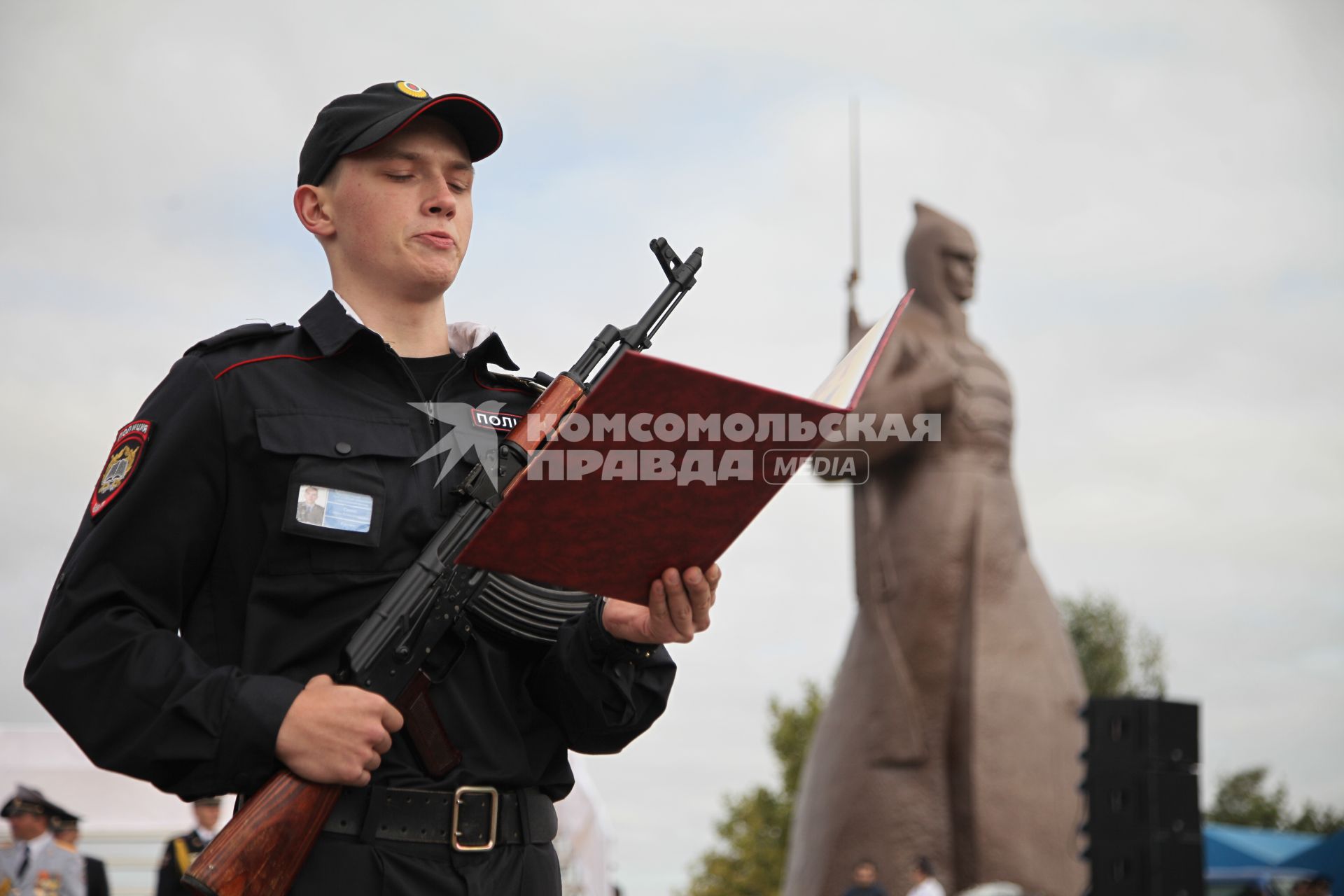 Стасрополь. Курсанты  университета МВД приняли присягу в День Ставропольского края.