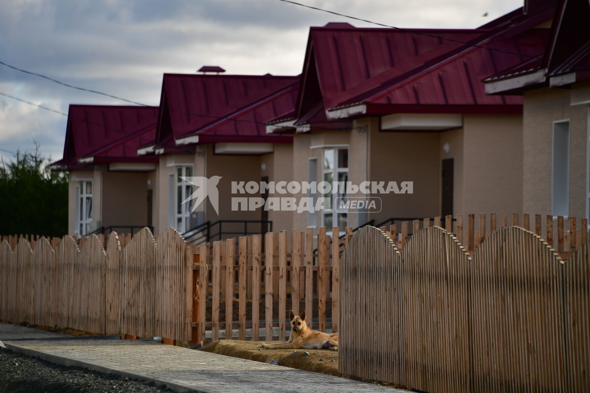 Сахалин . Агрогородок, построенный по по белорусской технологии.