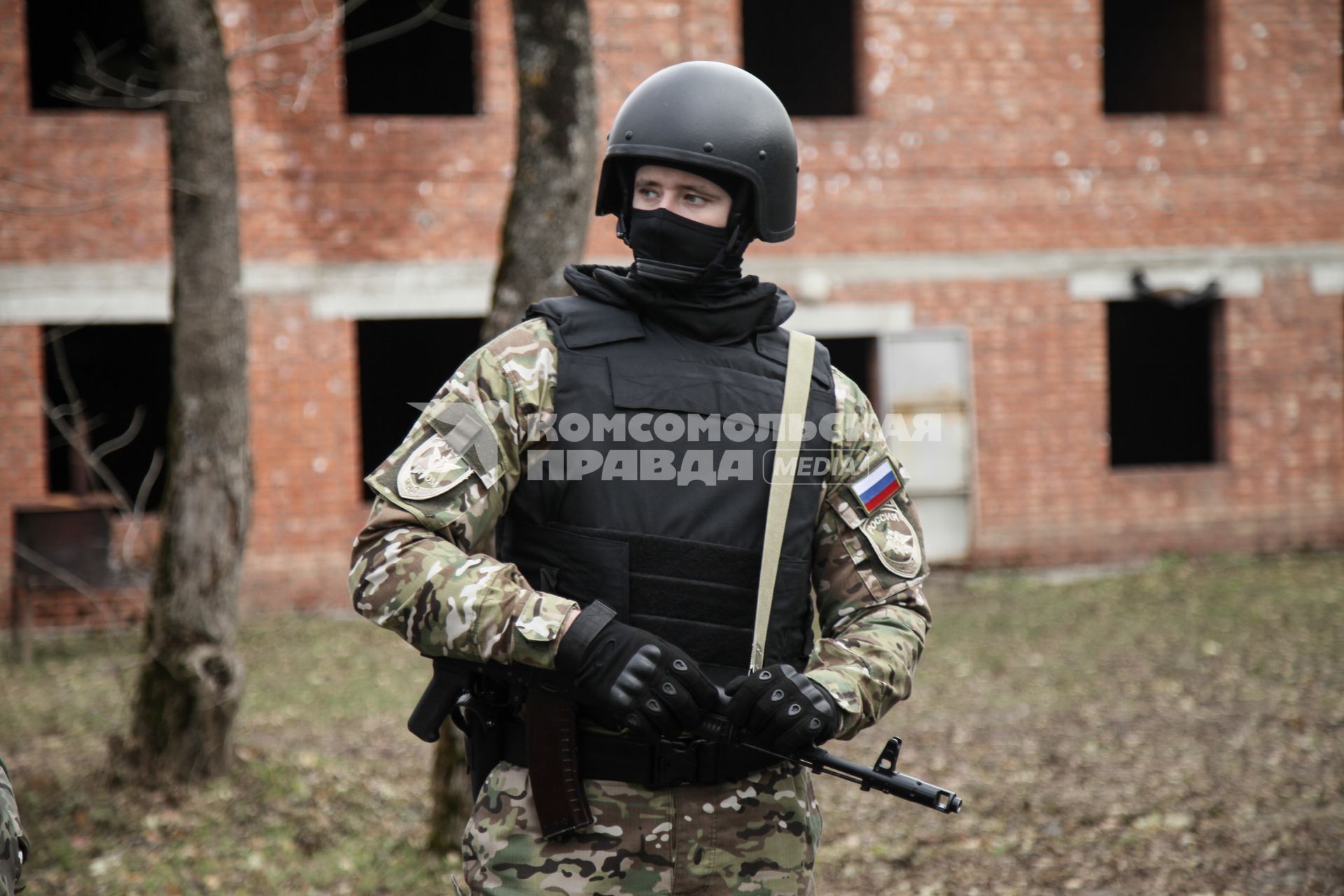 Ставрополь. Спецназ ГУВД во время учений.