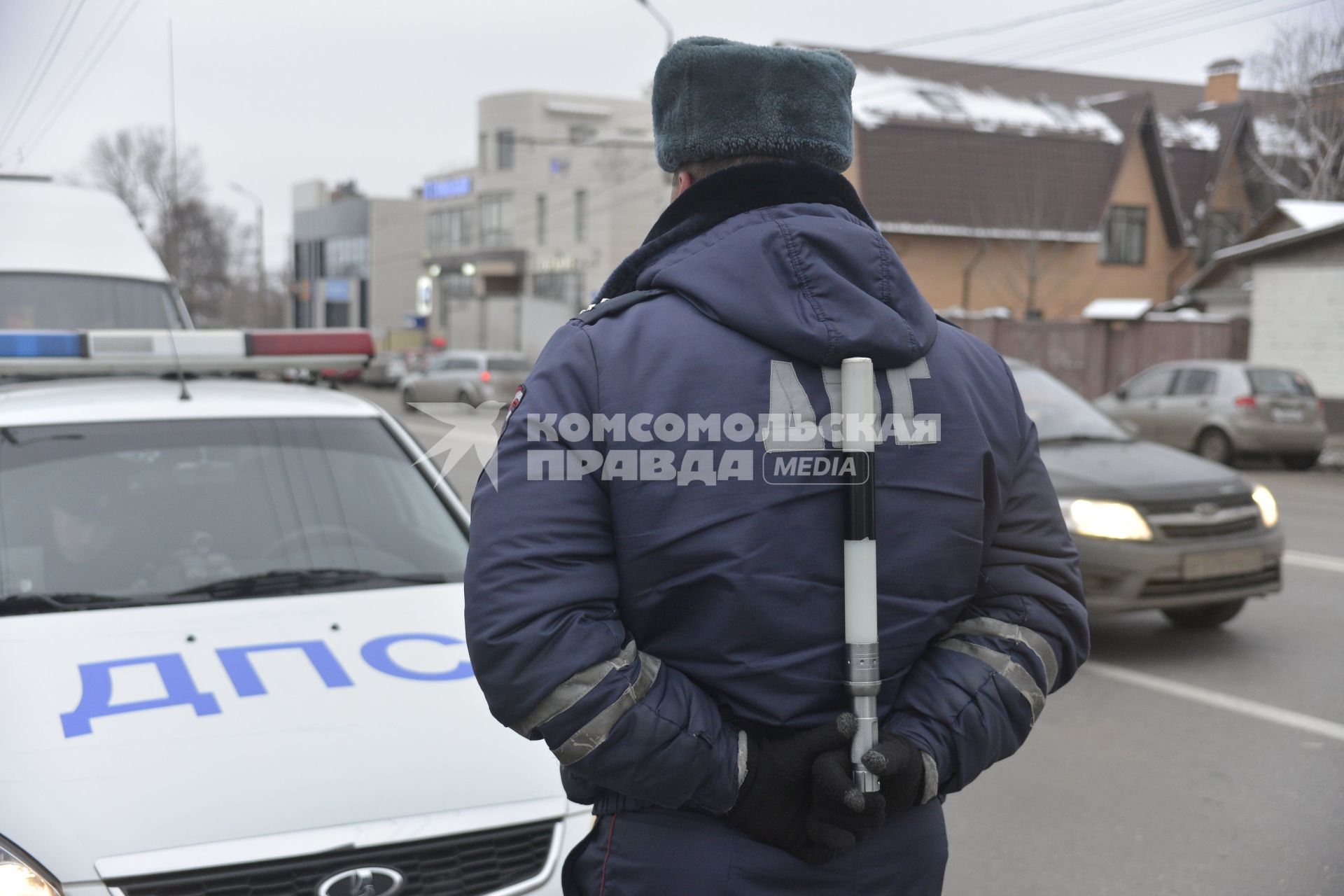 Тула. Судебные приставы совместно с сотрудниками ГИБДД провели рейд по выявлению должников на улицах города.